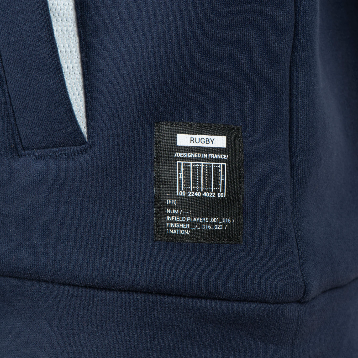 Kids' Rugby Hoodie Sweatshirt R500 France 7 Kids' Rugby Hoodie Sweatshirt R500 France - Image 7