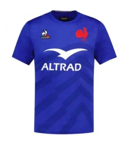 Le Coq Sportif Mens France Rugby Home Rugby Shirt 2220834 Blue