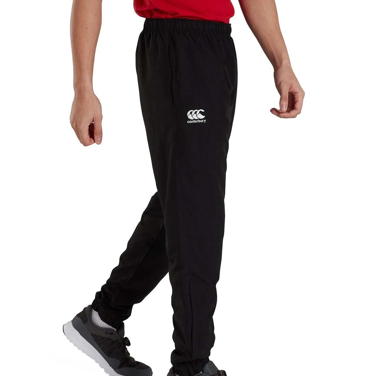 Canterbury Mens Club Tracksuit Bottoms (Black) 3 Canterbury Mens Club Tracksuit Bottoms (Black) - Image 3