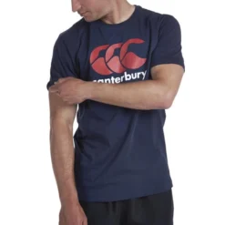 Canterbury Mens CCC Logo TShirt (Navy/Red/White) -Rugby Discount Store k2677de6862a6dc17446827e683c69f93