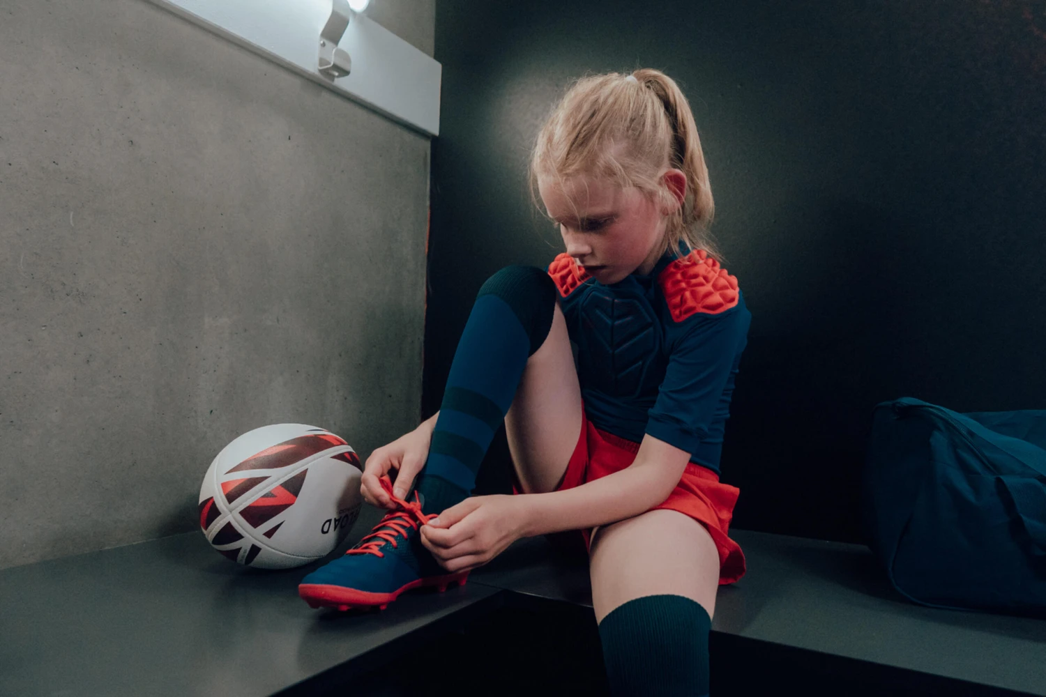 Kids' Moulded Dry Pitch Rugby Boots Skill 100 FG 9 Kids' Moulded Dry Pitch Rugby Boots Skill 100 FG - Image 9