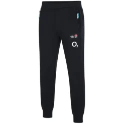 UMBRO England Rugby Mens 22/23 Knitted Jogging Bottoms (Black)