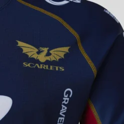 Castore Scarlets Mens Away Rugby Shirt TM1387 Navy -Rugby Discount Store k327681f0afb9563280098ed02a2fa1b0