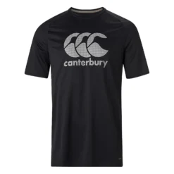 Canterbury Mens Core Logo Vapodri TShirt (Black)