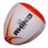 RHINO Reflex Rugby Training Ball (White/Red)