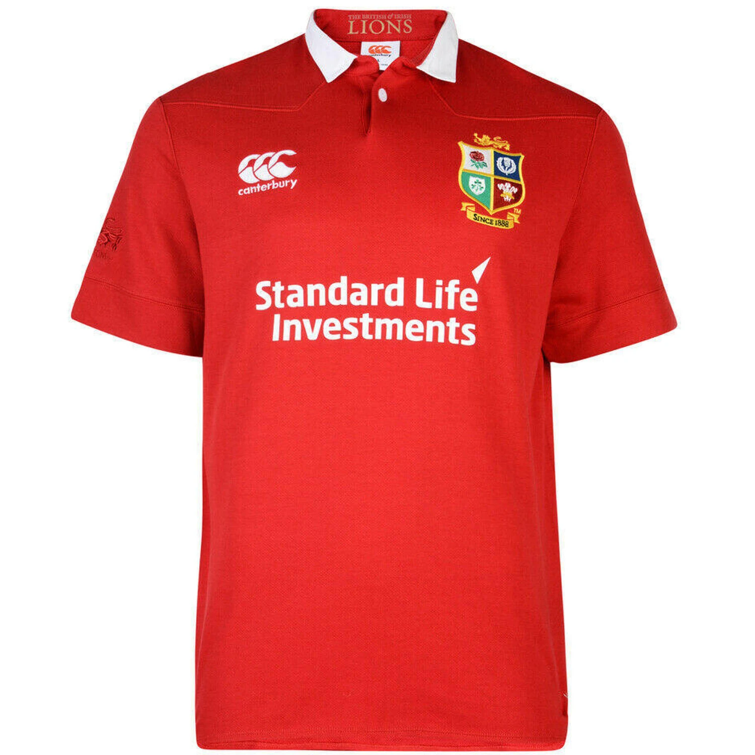 Canterbury British & Irish Lions 2017 Classic S/S Rugby Shirt Red 1 Canterbury British & Irish Lions 2017 Classic S/S Rugby Shirt Red
