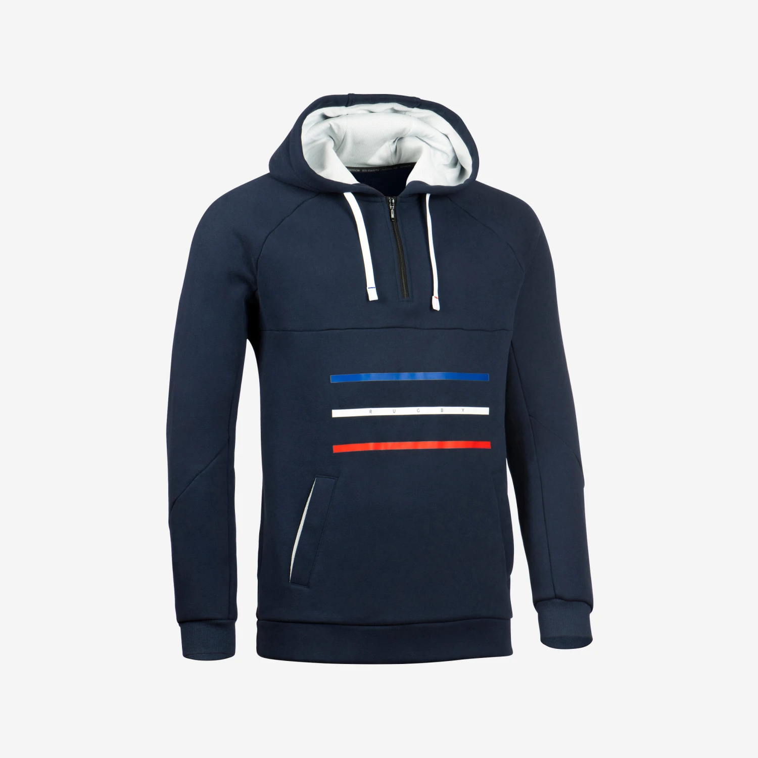 Adult Rugby Hoodie Sweatshirt R500 France 8 Adult Rugby Hoodie Sweatshirt R500 France - Image 8