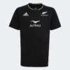 Adidas New Zealand All Blacks Kids Home Rugby Shirt HG7308 Black