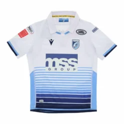 Macron Cardiff Blues Alternate Rugby Shirt Kids 58199814 White