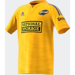 Adidas Kids Hurricanes Home Rugby Shirt HA2383 Yellow