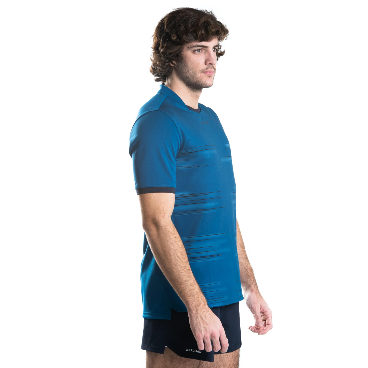 Men's Short-Sleeved Rugby Shirt R500 6 Men's Short-Sleeved Rugby Shirt R500 - Image 6
