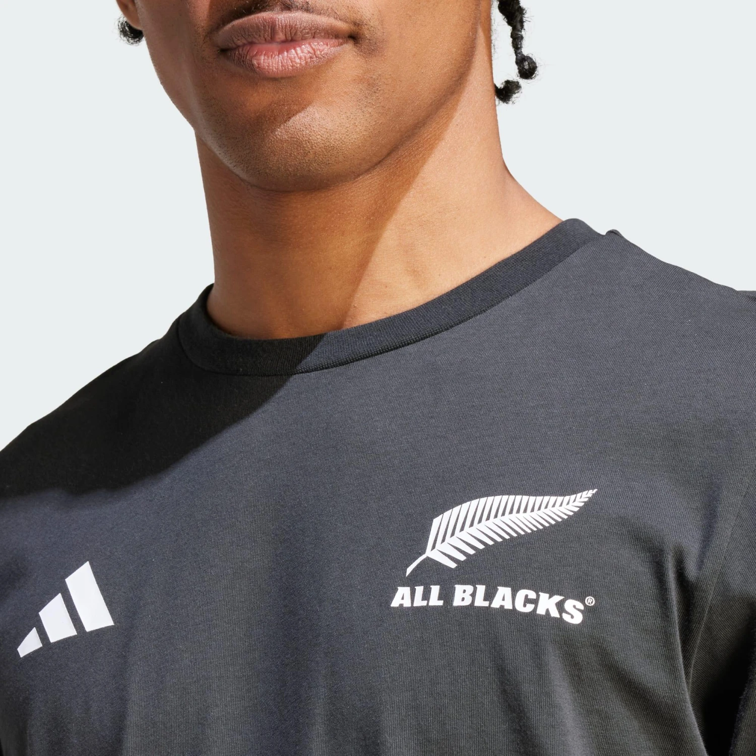 ADIDAS All Blacks Rugby Cotton Tee 5 ADIDAS All Blacks Rugby Cotton Tee - Image 5