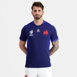 Le Coq Sportif Adult Short-Sleeved Rugby Shirt - France 2023 Replica -Rugby Discount Store k612763708acd312588e397ca0142ab42