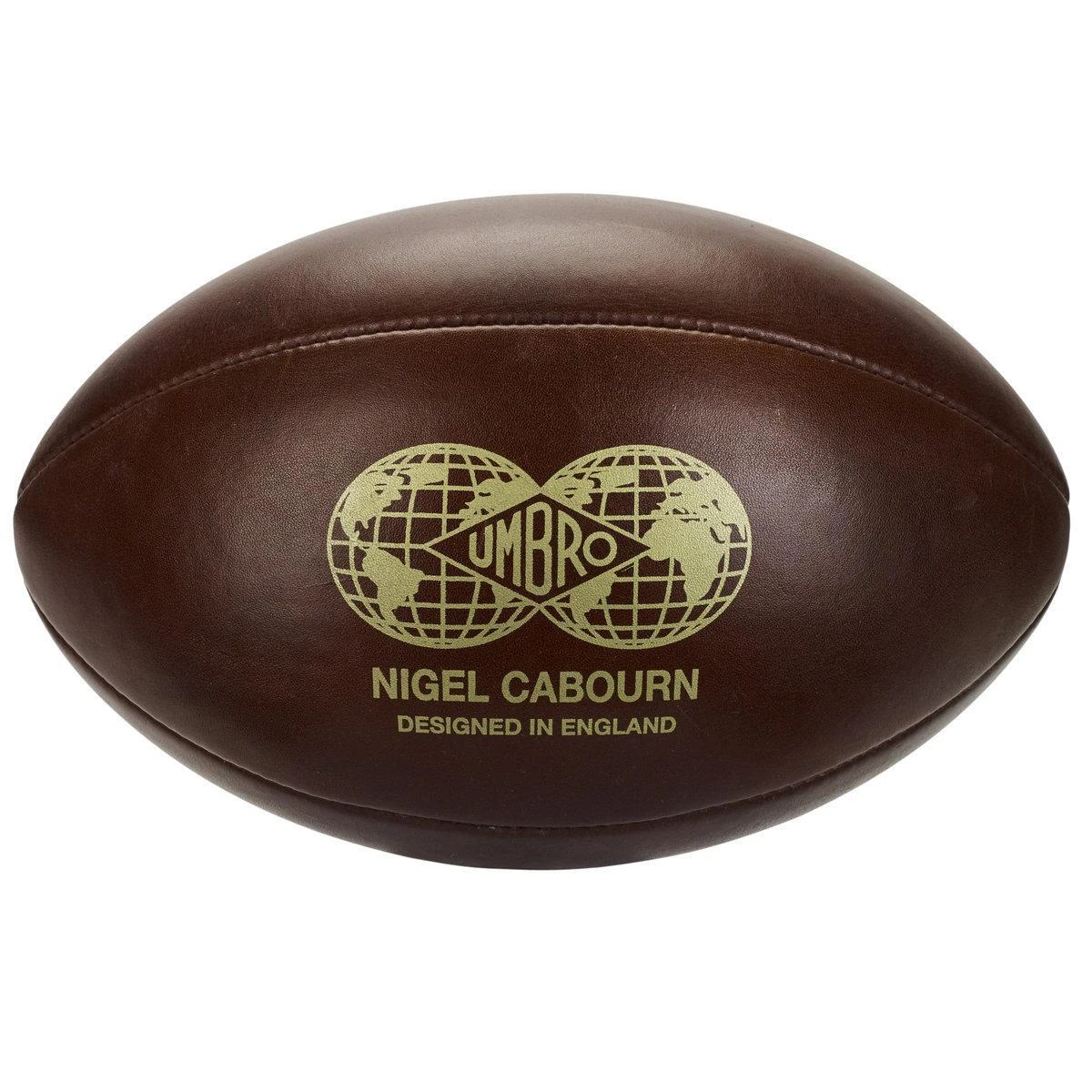 UMBRO Nigel Cabourn Leather Rugby Ball (Dark Brown) 1 UMBRO Nigel Cabourn Leather Rugby Ball (Dark Brown)