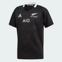 ADIDAS Adult Rugby Short-Sleeved All Blacks Replica Home Shirt - Black