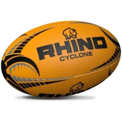 RHINO Cyclone Rugby Ball (Fluorescent Orange) -Rugby Discount Store k65679b4e8300a29355af492c14bb4d14