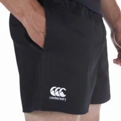 CANTERBURY PROFESSIONAL POLY SHORT JUNIOR, BLACK -Rugby Discount Store k69ab13ab07e359f7d3211dba42eef9d2