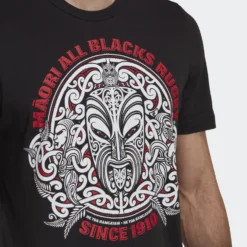 ADIDAS Maori All Blacks Rugby Graphic Tee -Rugby Discount Store k70dbab46008684486f254084983c2a77