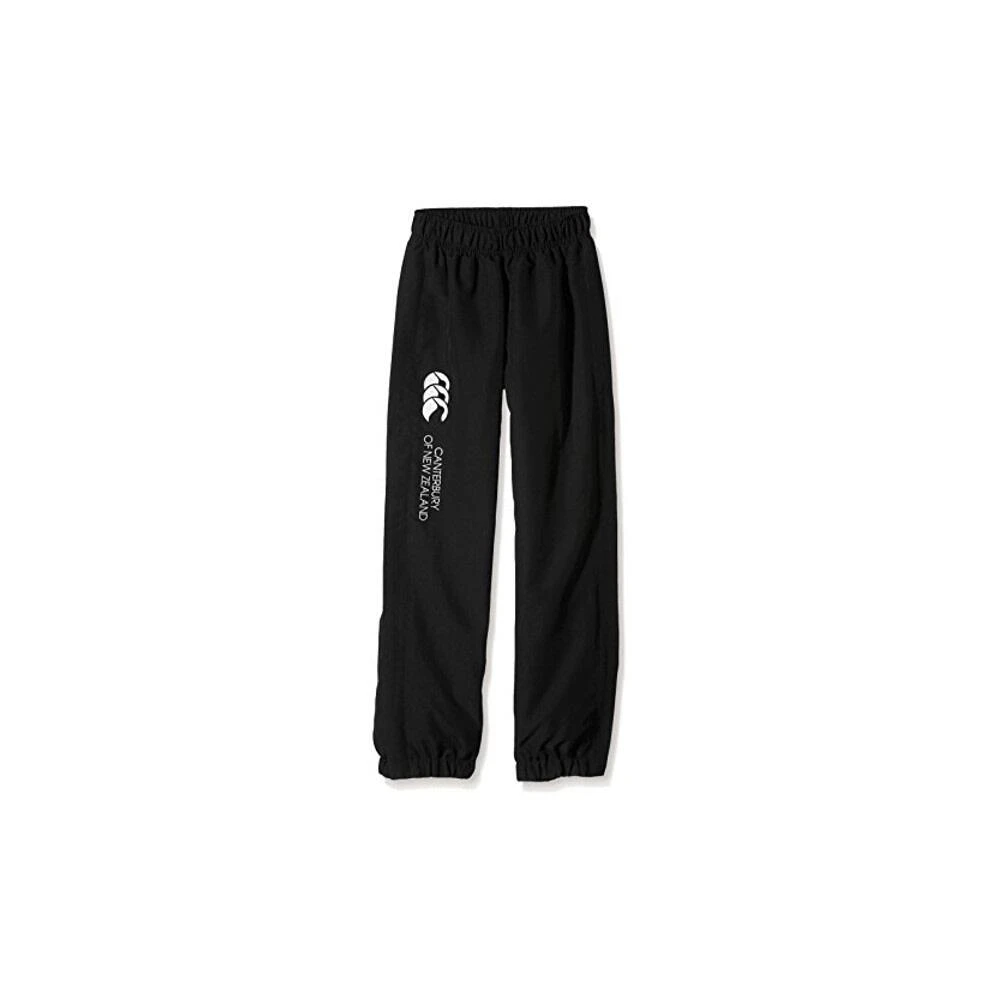 Canterbury Unisex Adult Cuffed Ankle Tracksuit Bottoms (Black/White) 1 Canterbury Unisex Adult Cuffed Ankle Tracksuit Bottoms (Black/White)