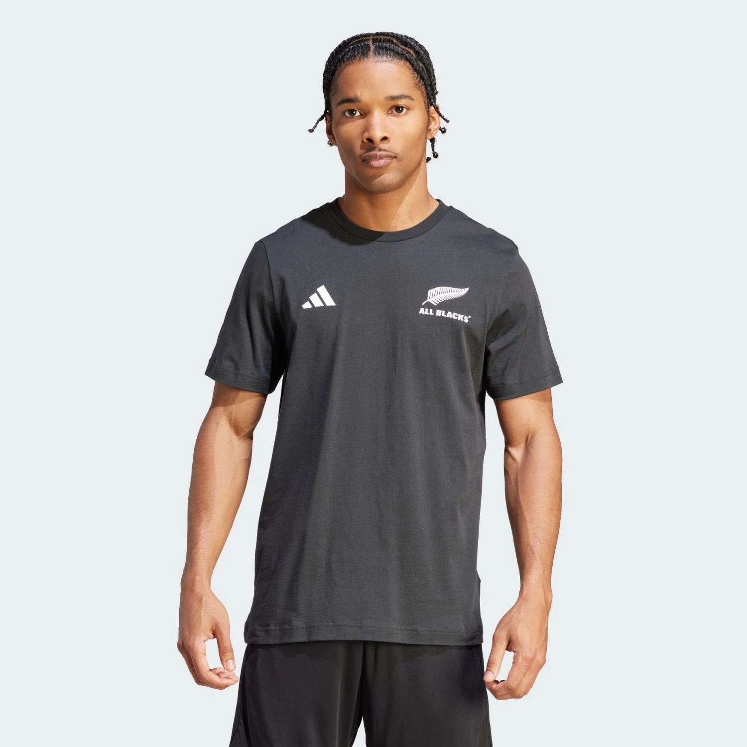 ADIDAS All Blacks Rugby Cotton Tee 1 ADIDAS All Blacks Rugby Cotton Tee