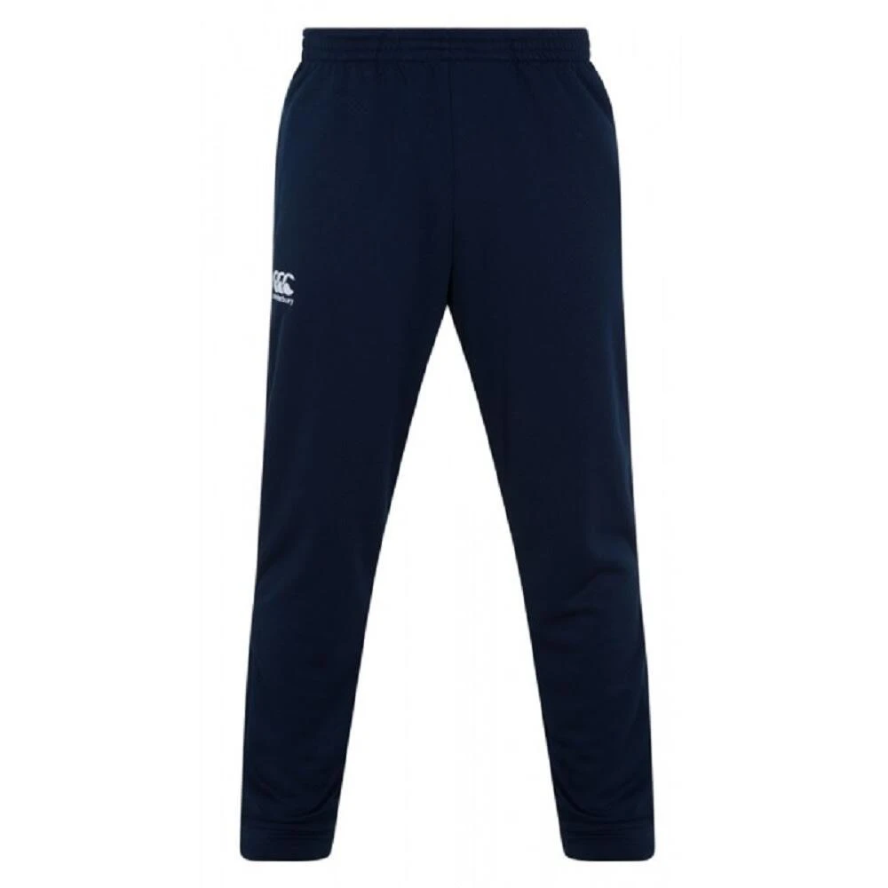 Canterbury Childrens/Kids Stretch Tapered Tracksuit Bottoms (Navy) 1 Canterbury Childrens/Kids Stretch Tapered Tracksuit Bottoms (Navy)