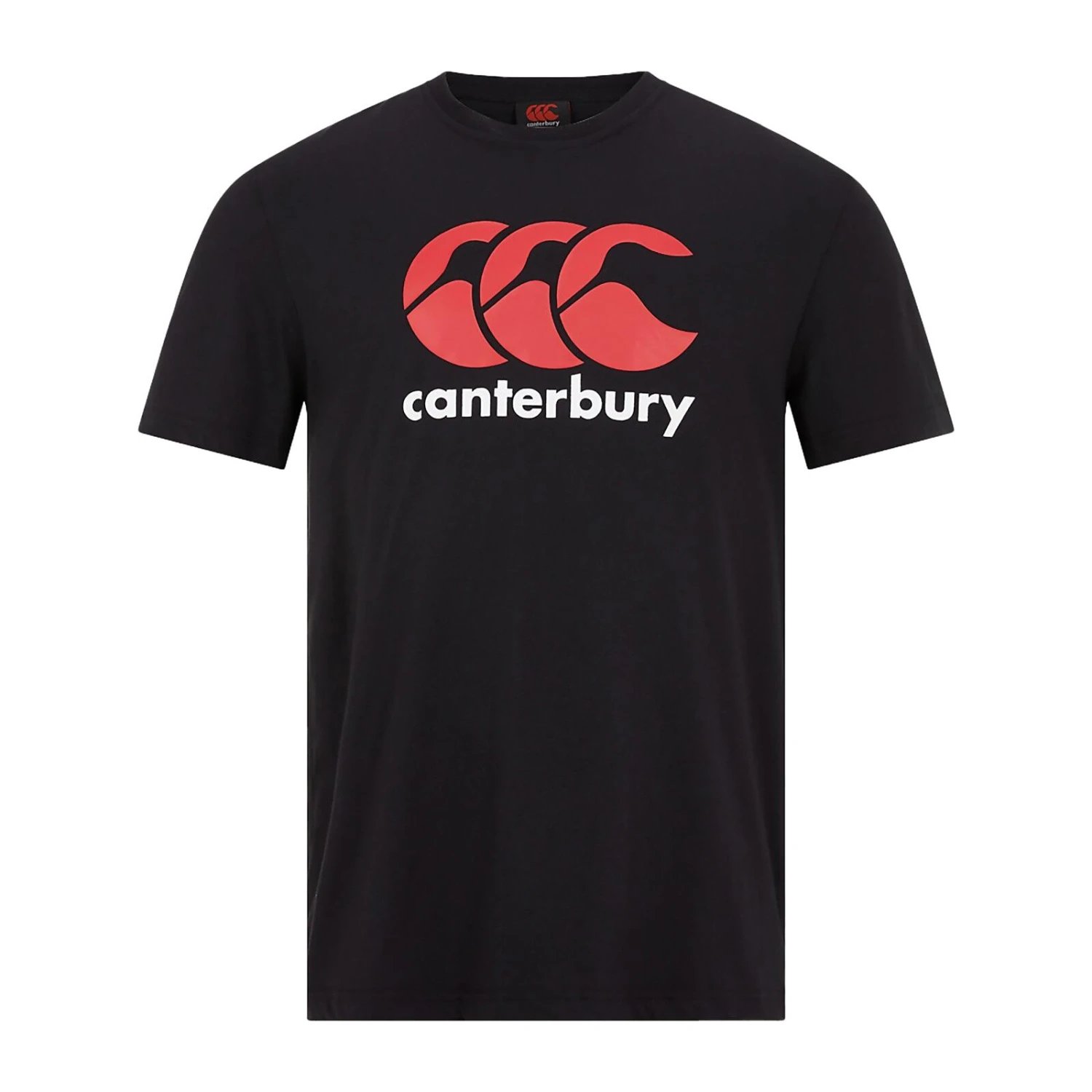Canterbury Mens Logo TShirt (Black/White/Red) 1 Canterbury Mens Logo TShirt (Black/White/Red)
