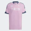 Adidas New Zealand All Blacks Mens Training Rugby Shirt HG7291 Pink