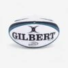 Gilbert Size 5 Rugby Ball Kinetica - White/Blue