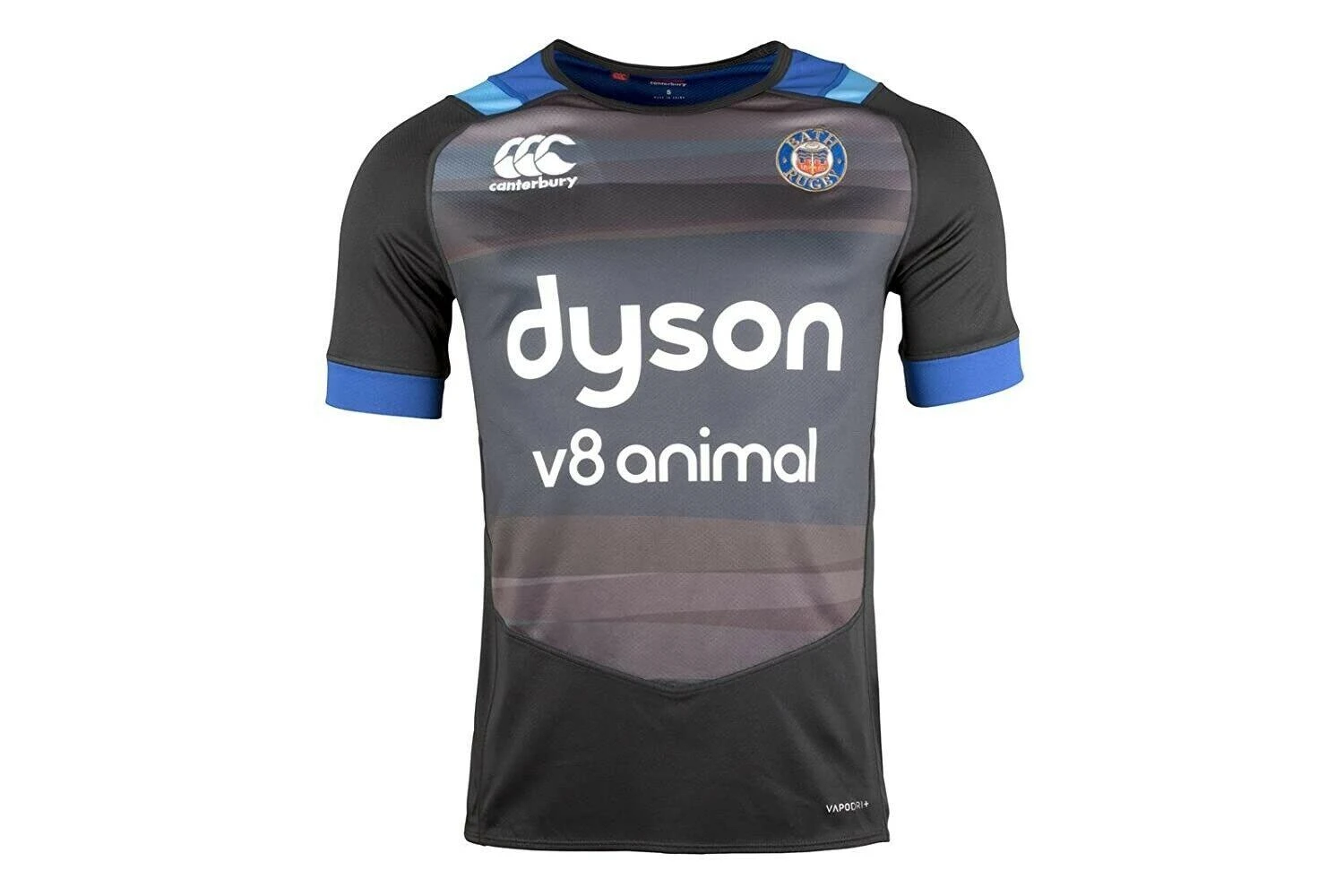 Canterbury CCC Bath Vapodri S/S Training Rugby Shirt 17/18 Black 2 Canterbury CCC Bath Vapodri S/S Training Rugby Shirt 17/18 Black - Image 2