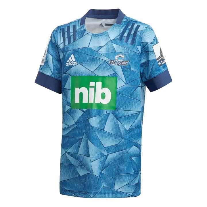 Adidas Blues Kids Home Rugby Shirt ED7928 Blue 1 Adidas Blues Kids Home Rugby Shirt ED7928 Blue