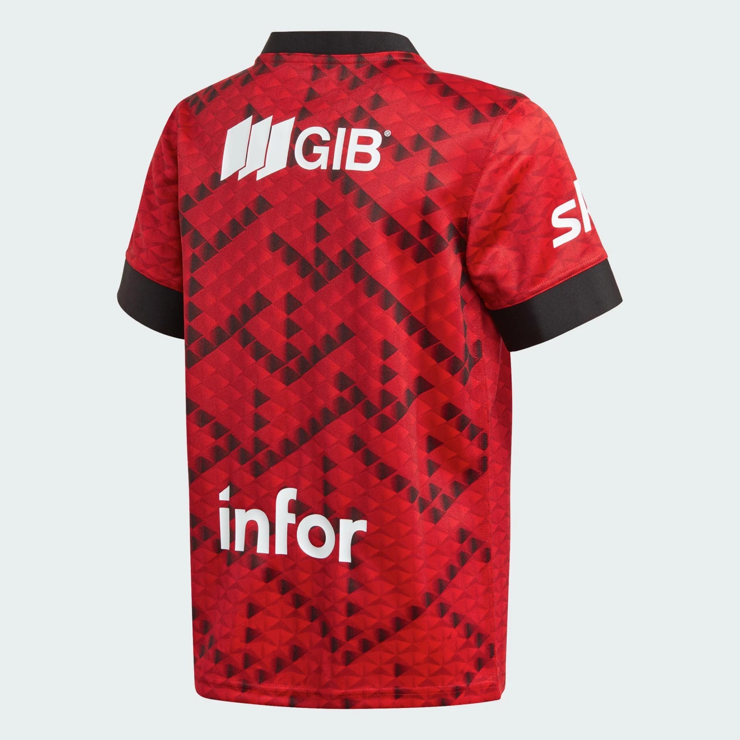 Adidas Crusaders Kids Home Rugby Shirt GK3808 Red 2 Adidas Crusaders Kids Home Rugby Shirt GK3808 Red - Image 2