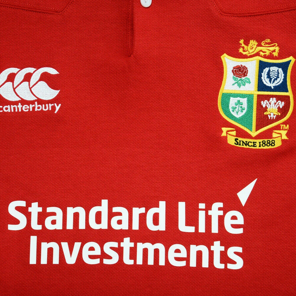 Canterbury British & Irish Lions 2017 Classic S/S Rugby Shirt Red 4 Canterbury British & Irish Lions 2017 Classic S/S Rugby Shirt Red - Image 4