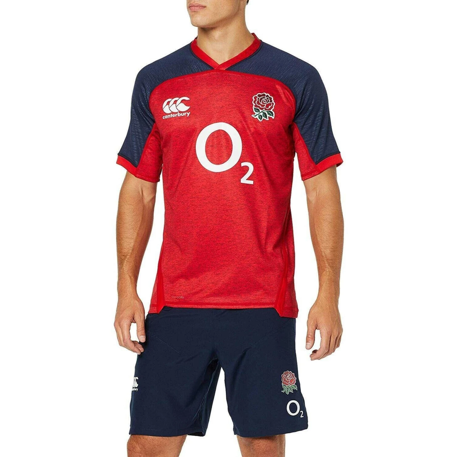 Canterbury CCC England RFU Vapodri Mens Alternate Pro Rugby Shirt Red 1 Canterbury CCC England RFU Vapodri Mens Alternate Pro Rugby Shirt Red