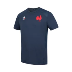 Le Coq Sportif Kids' Rugby Short-Sleeved FFR France Perf Tee 21/22 Shirt - Navy Blue -Rugby Discount Store kb1017cc33a44057996a83e1919ae4d5a