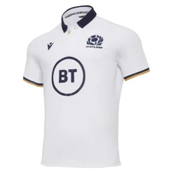 Macron Scotland SRU Mens Away Rugby Shirt 58120027 White