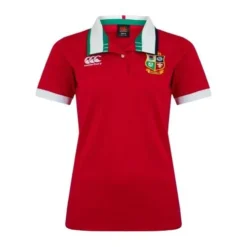 Canterbury CCC British & Irish Lions 21 Ss Classic Rugby Shirt Womens QA005327A70 Red