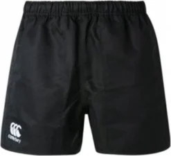 CANTERBURY PROFESSIONAL POLY SHORT JUNIOR, BLACK -Rugby Discount Store kc24afdeba38f66939e933f67f082323f