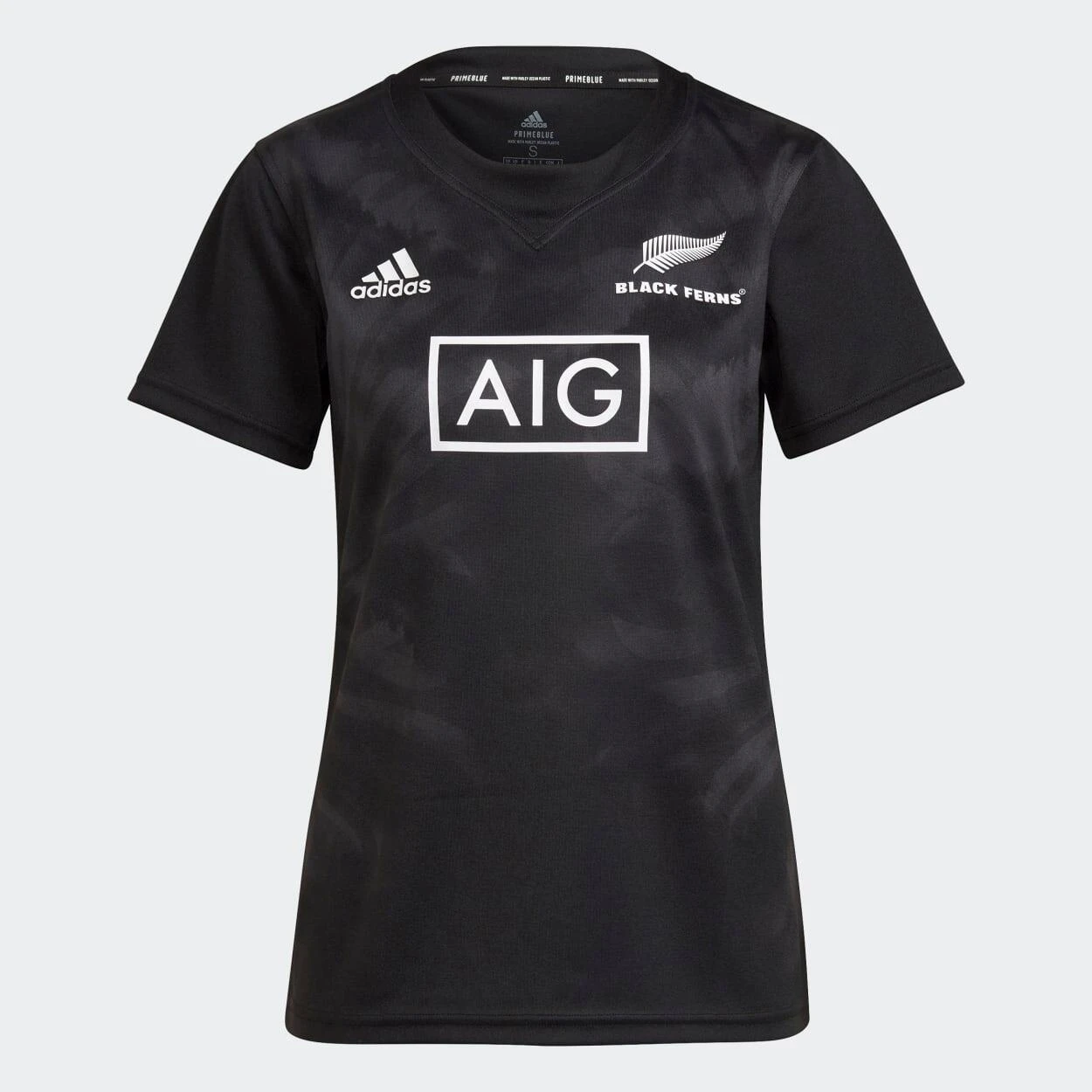 Adidas Womens New Zealand Black Ferns Rugby Primeblue Supporters Home Rugby Shir 1 Adidas Womens New Zealand Black Ferns Rugby Primeblue Supporters Home Rugby Shir