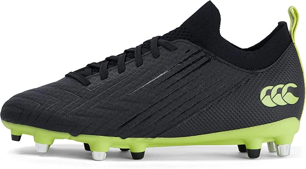 CANTERBURY SPEED 3.0 PRO SG RUGBY BOOT BLACK/LIME 1 CANTERBURY SPEED 3.0 PRO SG RUGBY BOOT BLACK/LIME