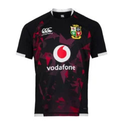 Canterbury CCC British & Irish Lions 2021 Warm Up Rugby Shirt Mens QA005323989 Black