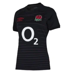 UMBRO England Rugby Womens/Ladies Alternate 22/23 Jersey (Black/White/Red)