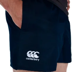 Canterbury Mens Professional Polyester Shorts (Black) -Rugby Discount Store kee78bbfef434597ec1071458c7f02c58