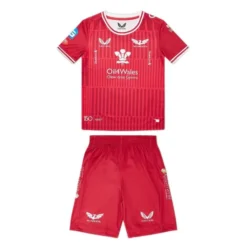 Castore Scarlets Infants Home Rugby Kit TI1505 Red