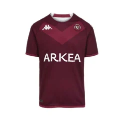 Kappa Bordeaux Mens Home Rugby Shirt 331E78W Brown