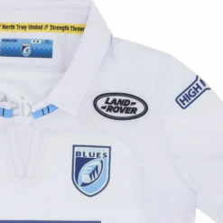 Macron Cardiff Blues Alternate Rugby Shirt Kids 58199814 White -Rugby Discount Store kf77fa0635f244238f0a246da1595d7f0