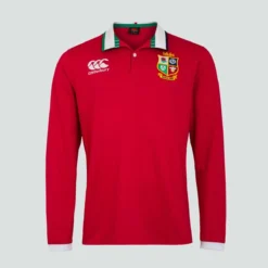Canterbury CCC British & Irish Lions 21 Ls Classic Rugby Shirt Mens QA004757A70 Red